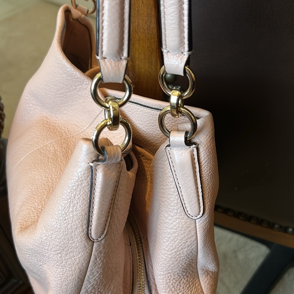 Coach Edie Leather Handbag Blush Pink - Picture 5 of 12